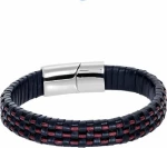 Βραχιόλι Senza Men'S Steel Leather Strap - Ssd4245Rb Ssd4245Rb