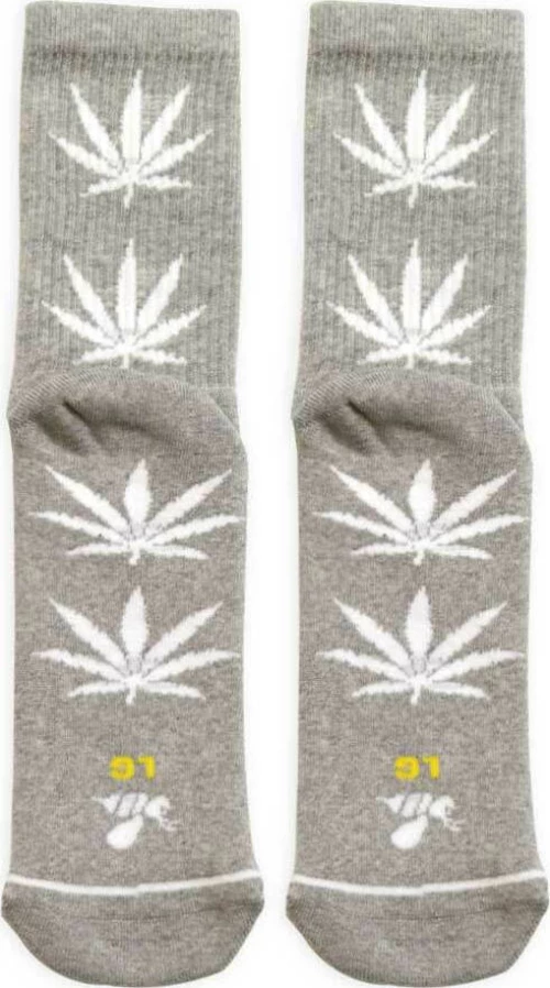 Κάλτσες Bee Unusual Cannabee Grey White