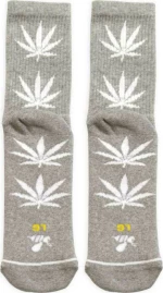 Κάλτσες Bee Unusual Cannabee Grey White