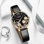 Curren 9065 Leather Black
