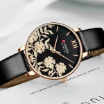 Curren 9065 Leather Black
