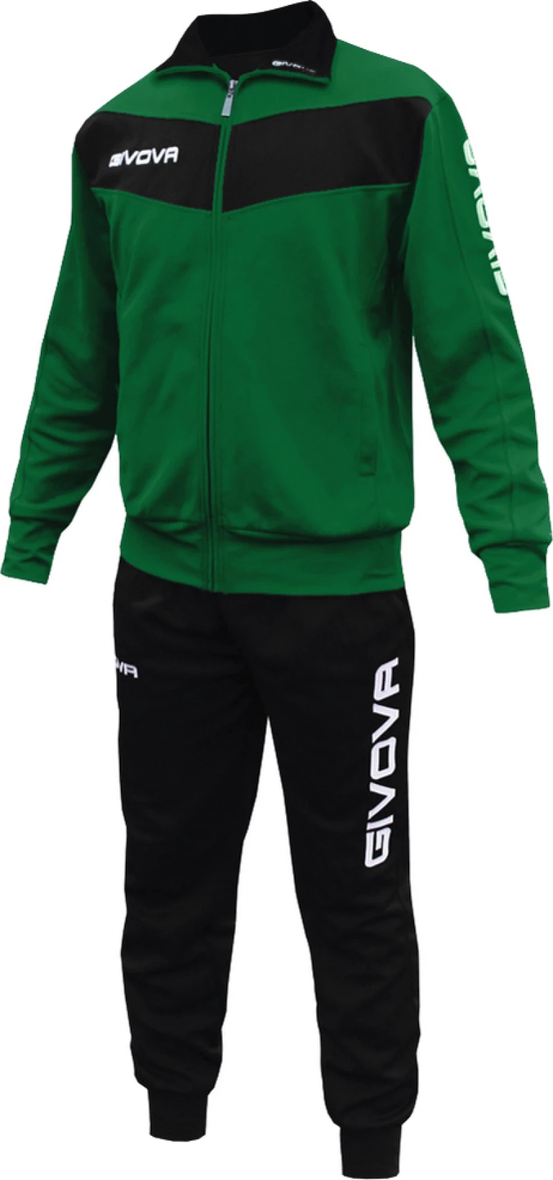 Givova Tuta Visa Ανδρικό Ποδοσφαιρικό Σετ Tr018-1310 Green/Black