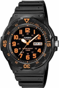Casio Collection Black Rubber Strap Mrw-200H-4Bvdf