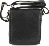 Δερμάτινη τσάντα ώμου Fetiche Leather SAK-7018 Black