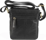 Δερμάτινη τσάντα ώμου Fetiche Leather SAK-7018 Black