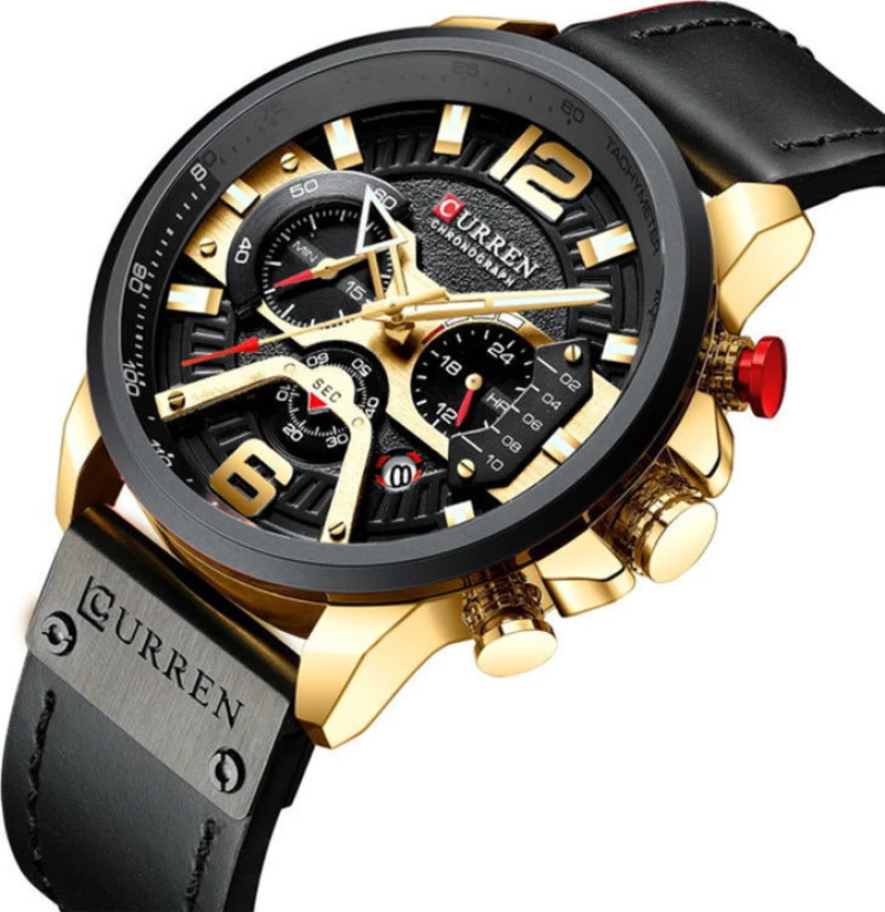 Curren CR8329 Black Gold