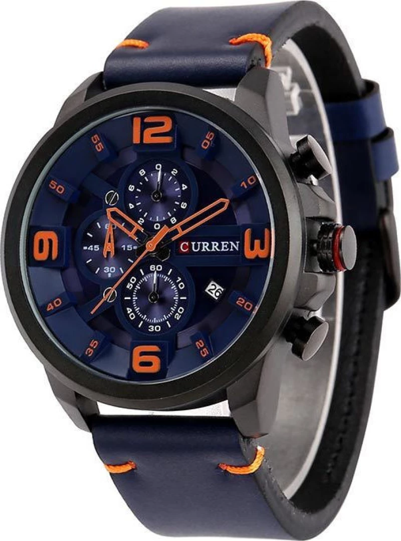 Ανδρικό Ρολόι Curren 8288 με χρονογράφους Blue