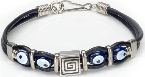Βραχιόλι μαίανδρος με χάντρες μάτι