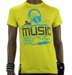 T-Shirt Drunknmunky 7123D Yellow