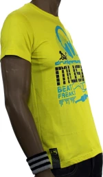 T-Shirt Drunknmunky 7123D Yellow