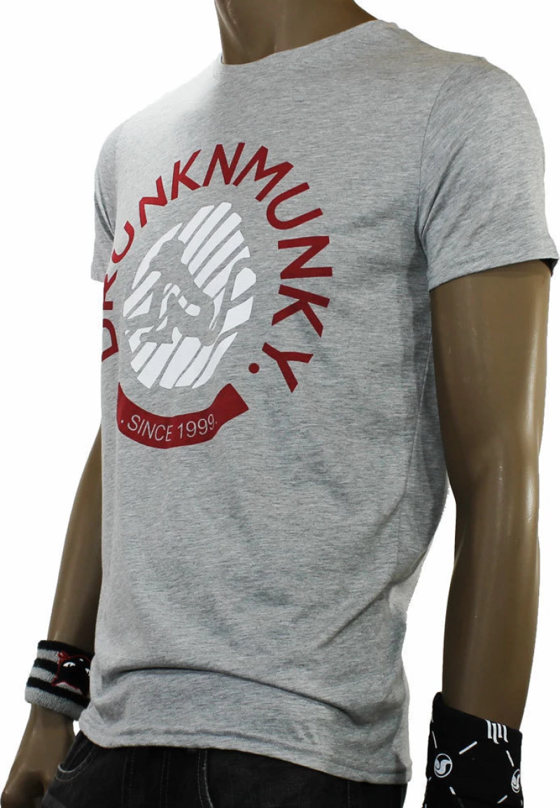 T-Shirt Drunknmunky D7050 Grey