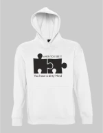 Dirty mind hoodie - WHITE