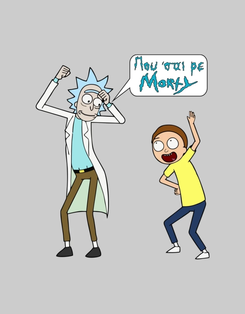 Rick & Morty t-shirt - WHITE