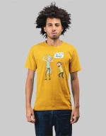 Rick & Morty t-shirt - GOLD