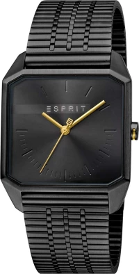 Esprit Ανδρικό Ρολόι Esprit Cube Black Stainless Steel Bracelet Es1G071M0075