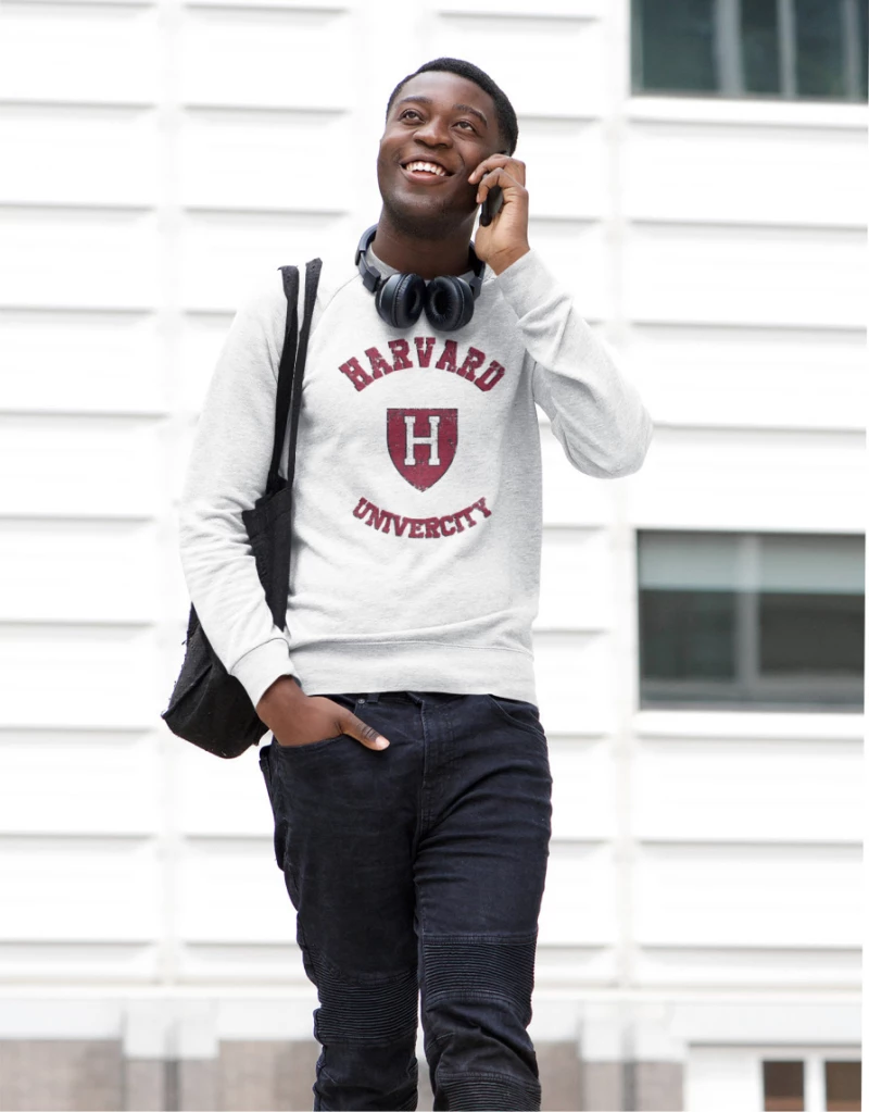 Harvard Sweatshirt (Replica) - GREY MELANGE