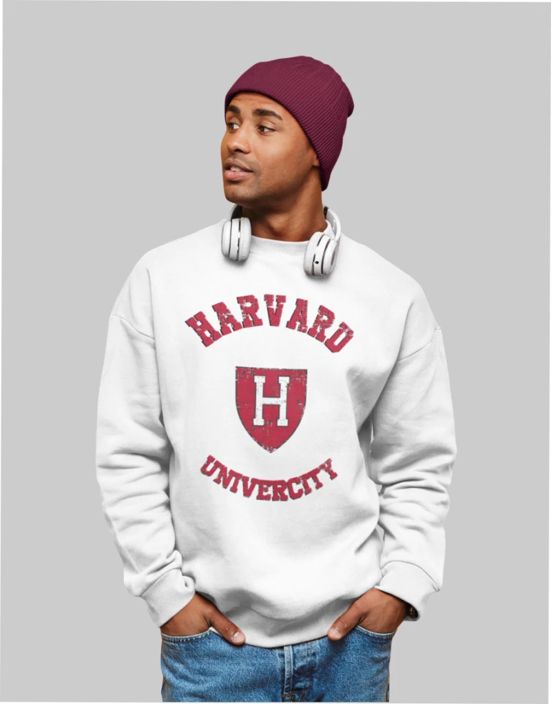 Harvard Sweatshirt (Replica) - GREY MELANGE