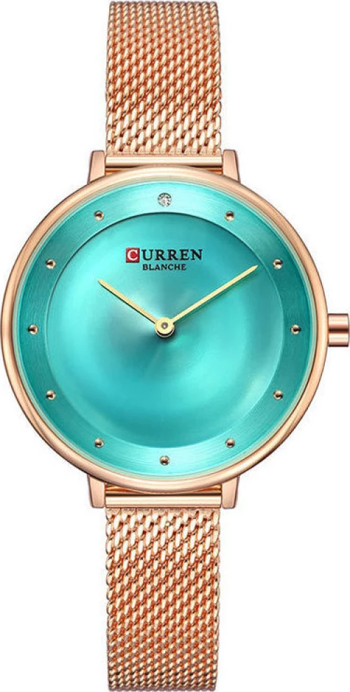 Curren 9029 Rose Gold Turq
