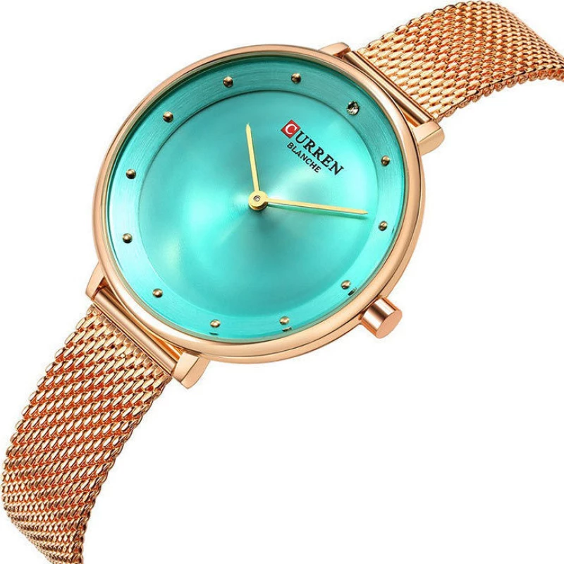 Curren 9029 Rose Gold Turq