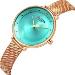 Curren 9029 Rose Gold Turq