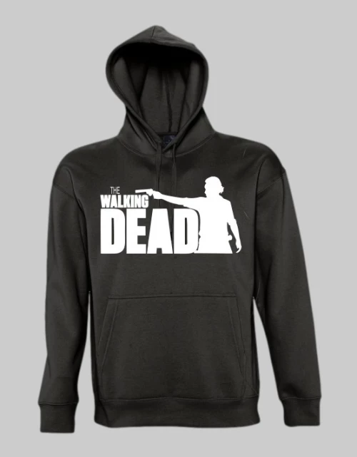 The walking dead hoodie - BLACK