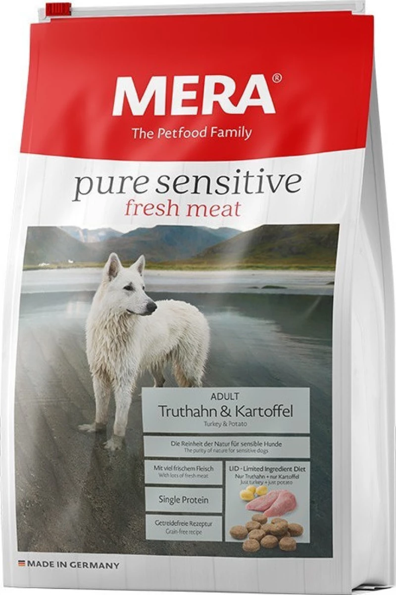 Meradog Pure Sensitive Fresh Meat Adult Turkey & Potato 12.5kg