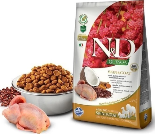 N&D Quinoa Skin & Coat Quail 7kg