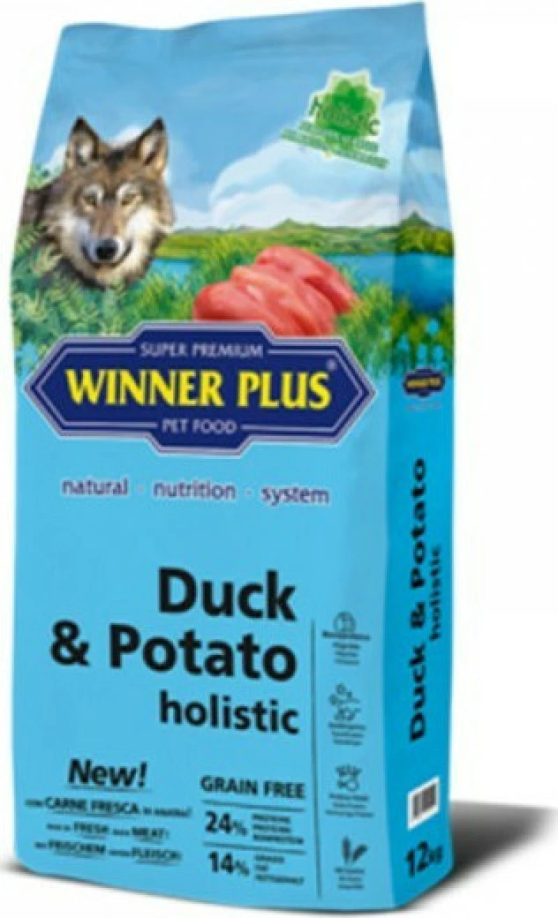 Winner Plus Holistic Duck & Potato 12kg