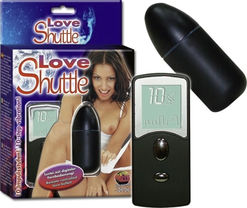 You2Toys Love Shuttle Vibro Egg Black 8cm