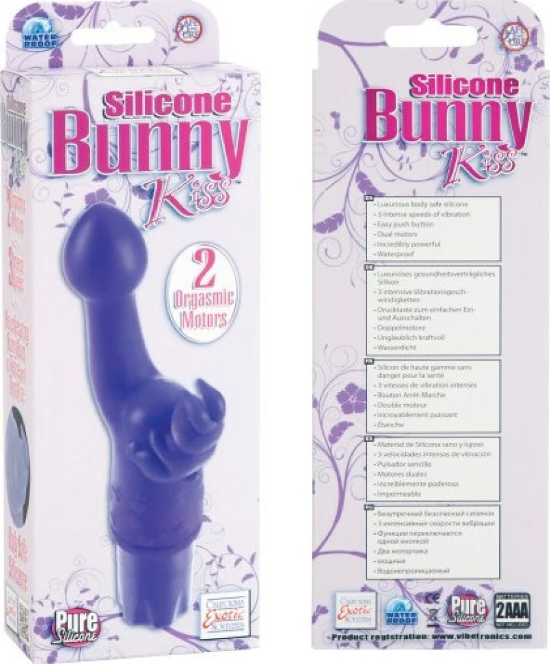 Calexotics Silicone Bunny Kiss Purple