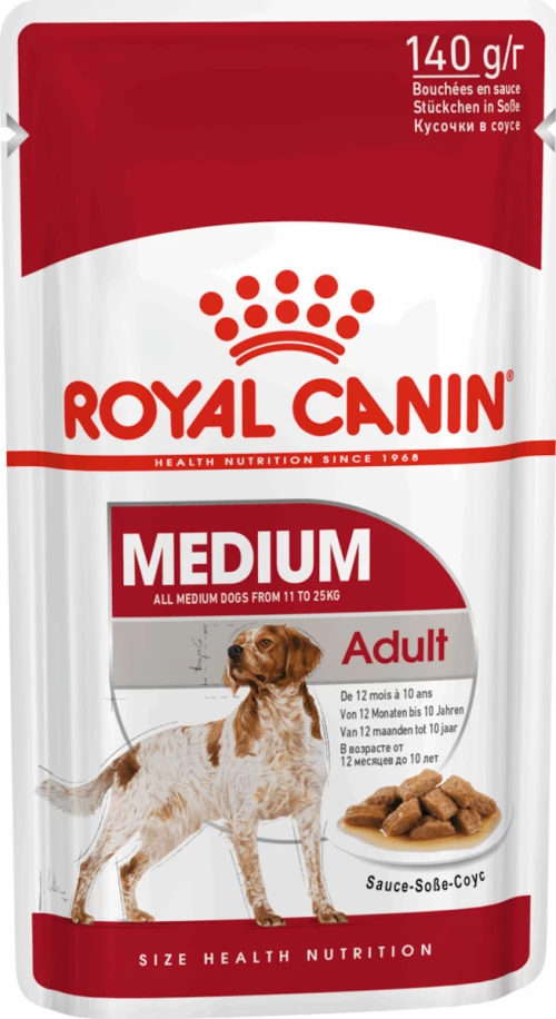 Royal Canin Medium Adult 140gr 6τμχ