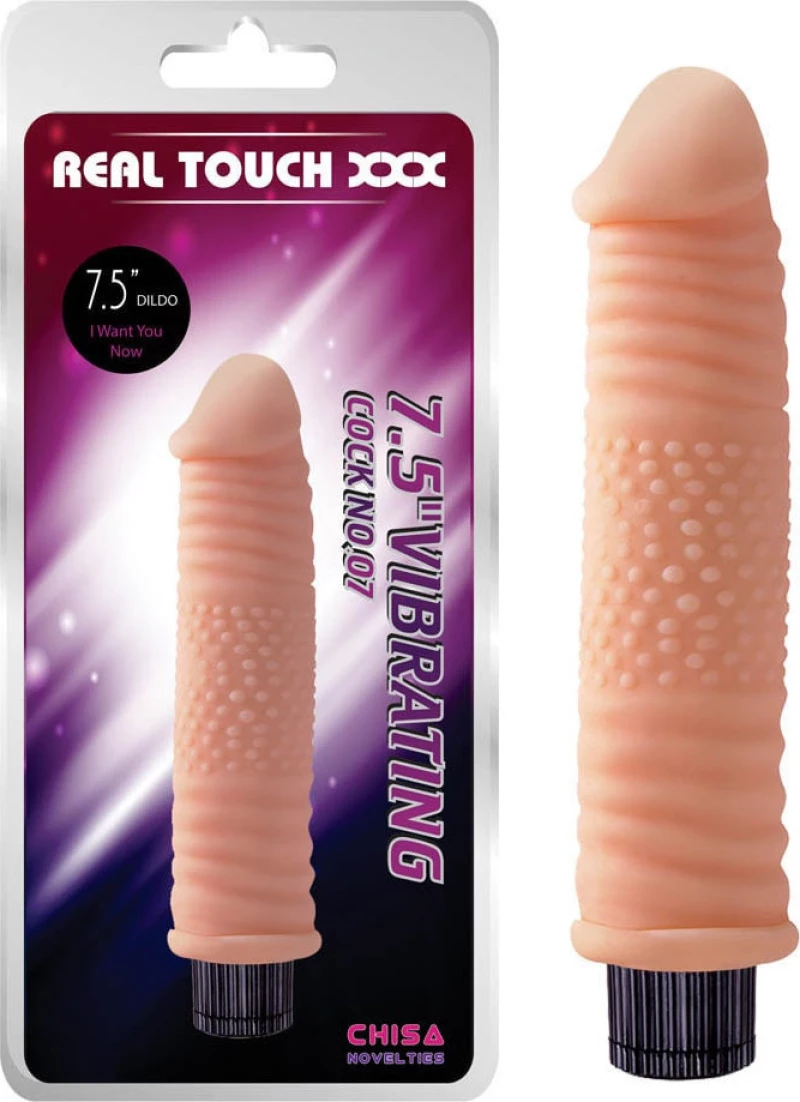 Chisa Novelties Real Touch XXX Vibrating Cock No.07 19cm