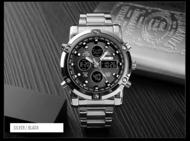 Skmei 1389 Silver / Black
