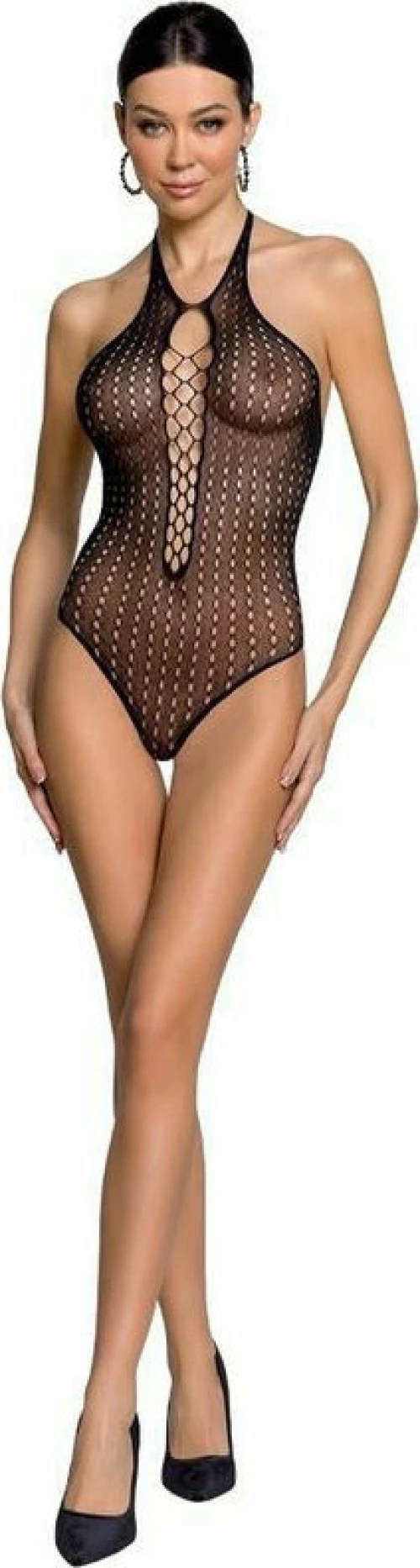Passion BS088 Bodystocking Teddy Black