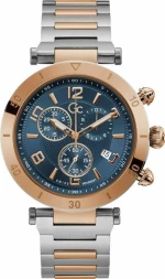 Guess Collection Prime Class Two Tone Stainless Steel Chronograph Y68004G7Mf