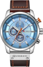 Curren Calendar Coffee 8291 Brown / Blue