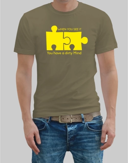 Dirty mind t-shirt - ARMY