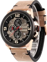 Ανδρικό Ρολόι Curren 8288 με Xρονογράφους Beige