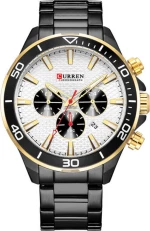 Curren 8309 Black White