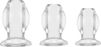 Crystal Twins Tunnel Anal Plug Set