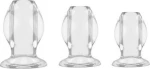 Crystal Twins Tunnel Anal Plug Set