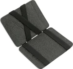 Hunterson Magic Wallet - Vegan Πορτοφόλι με RFID - Γκρι/Μαύρο (Charcoal)