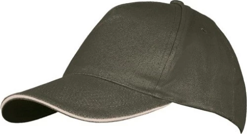 Sol'S Long Beach 00594 Βαμβάκι 260Gr Πεντάφυλλο Καπέλο Τζόκεϊ Army/Beige-915