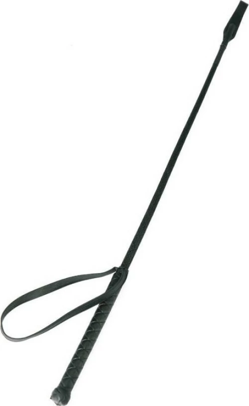 Rimba Bondage Play Whip Black 65cm