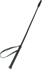 Rimba Bondage Play Whip Black 65cm