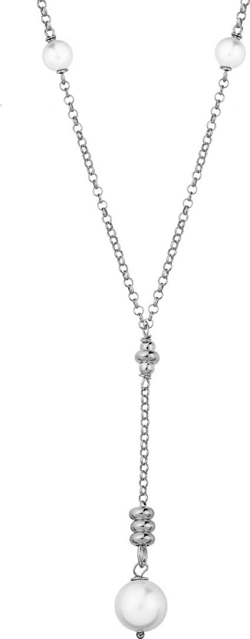 Κολιέ Chain από επιπλατινωμένο ασήμι 925°