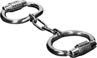 METAL HARD HANDCUFFS WITH COMBINATION LOCK