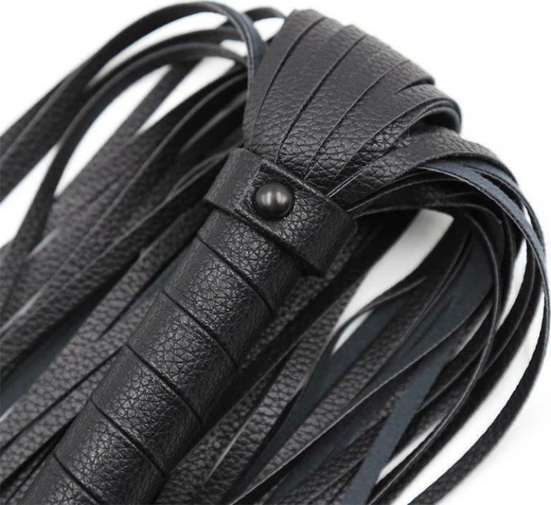Fetish Addict Classic Flogger Black 42cm