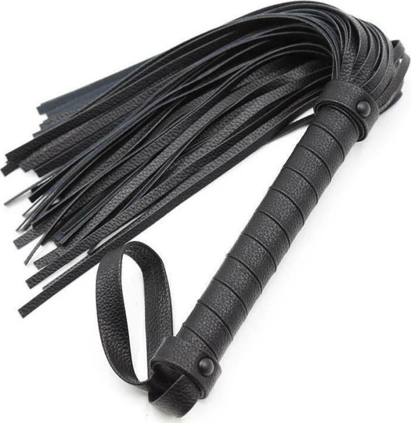 Fetish Addict Classic Flogger Black 42cm
