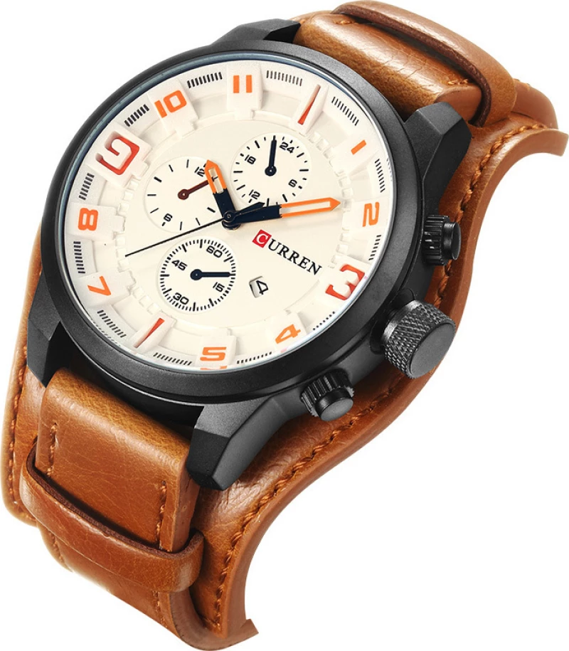 Curren 8225 Brown / White